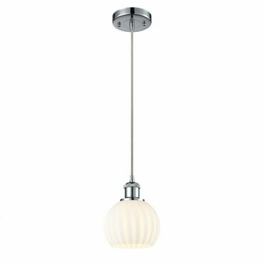 Innovations Lighting - White Venetian - 1 Light Cord Hung Mini Pendant In Modern