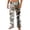 Light Gray, variant on GrmtClth Mens Flannel Camo Sweatpants Baggy Straight Leg Elastic Waist All Season Y2K Streetwear Casual Long Bottoms Coffee XL