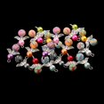 thumbnail image 2 of 2x 20 piezas Vintage Fairy Angel Charms Colgantes Faceted Polymer Clay Pearl Beads envejecida cuelgan para DIY Wedding Gift Jewelry BLESIY Encantos de ángel, 2 of 8