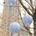 thumbnail image 5 of Efavormart Set of 8 White Blue Chinoiserie Floral Print Hanging Paper Lanterns, Chinese Festival Lanterns - 6",8",10",14", 5 of 11