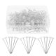 thumbnail image 1 of 200 alfileres transparentes con cabeza de diamante, alfileres florales, alfileres rectos para arreglos florales, ramos de boda, ramilletes y boutonnieres, 1 of 7