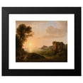 thumbnail image 2 of Lorenz Adolf Schönberger 18x15 Black Modern Framed Museum Art Print Titled - Der Meerbusen Von Baia Bei Sonnenuntergang (1807), 2 of 5