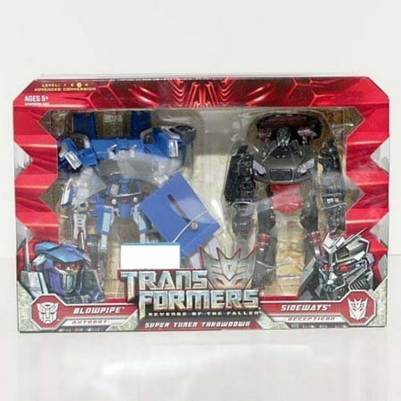 Class Action Pack - Transformers 2: Revenge of the Fallen Movie Exclusive Deluxe Class 2-Pack Super Tuner Throwdown Blowpipe & Sideways