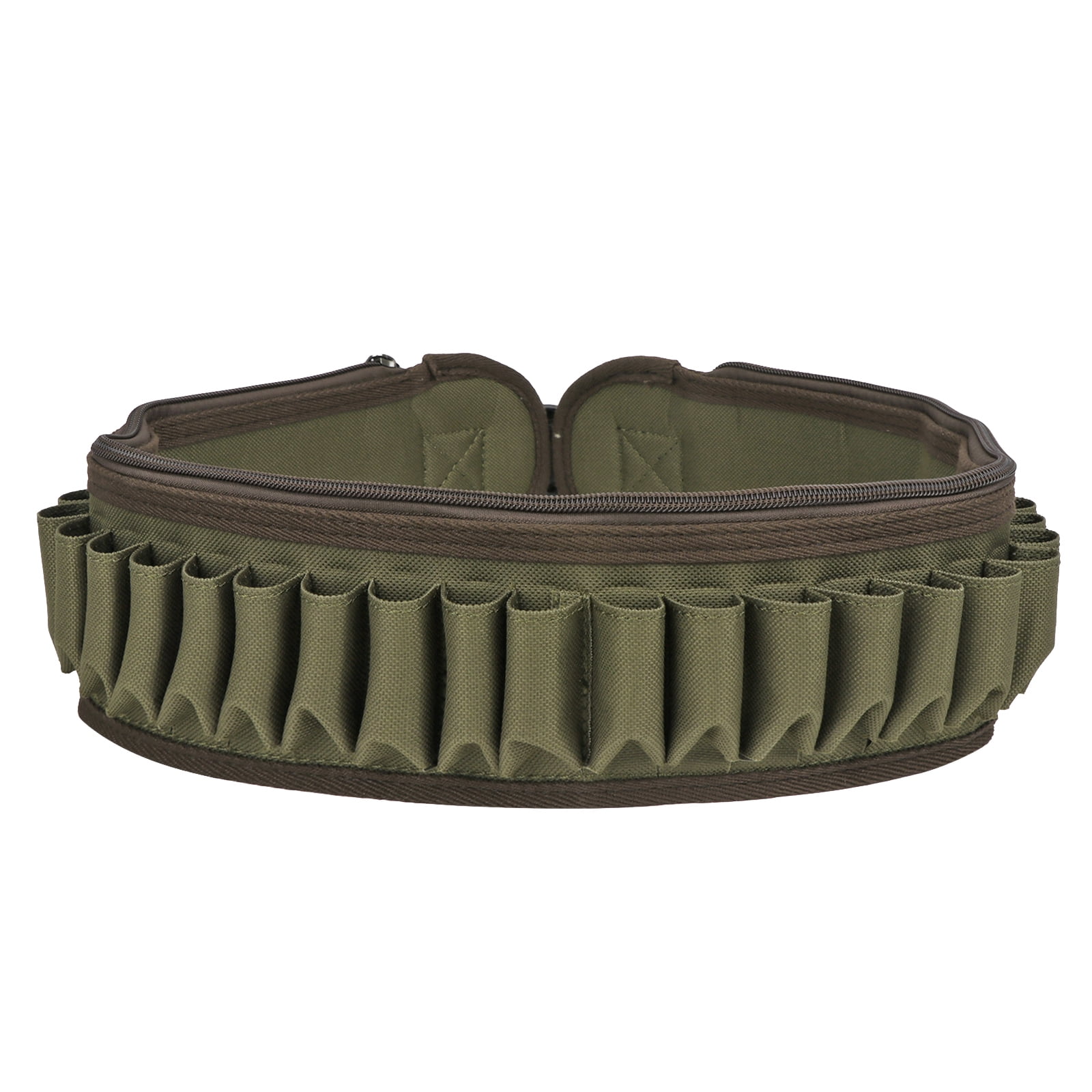 TOURBON Adjustable 50" Nylon Belt , 12 -Gauge, 24 rounds, Green