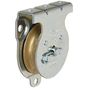 National Hardware N233-254 3219BC Wall and Ceiling Mount Single Pulley in Zinc plated,2 Inch