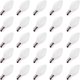thumbnail image 1 of Couah Bombillas navideñas C7 Bombillas de repuesto multicolores (paquete de 25) Bombillas de repuesto para luces de cadena de cerámica C7 para exteriores, base de candelabro C7/E12, 5 vatios, 1 of 4