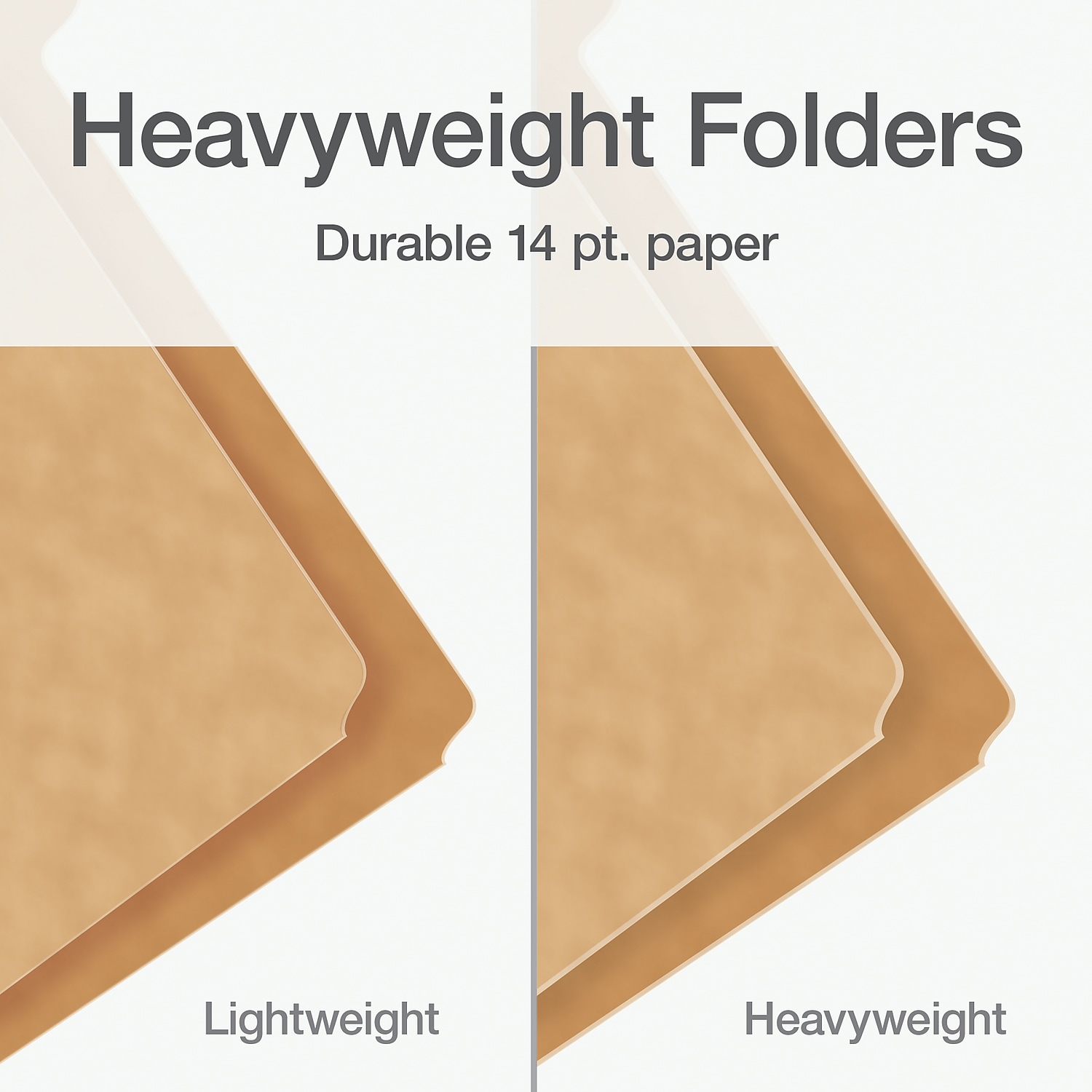 Pendaflex Heavy Duty File Folder 1/3-Cut Tab Assorted Letter Size Kraft 50/Box (1007030)