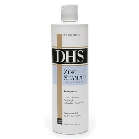 DHS Zinc Hair Shampoo Controls Dandruff - 16 Oz