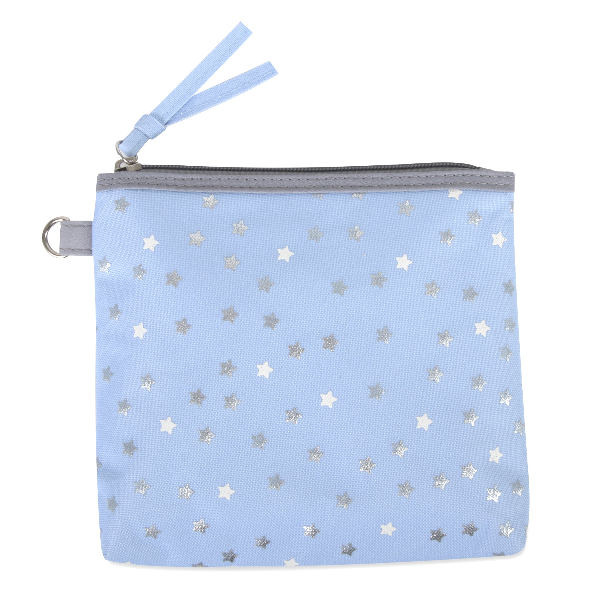 Baby Essentials Baby Boys' 5-Piece Stars Diaper Bag Set - blue, one size
