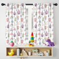 thumbnail image 5 of Blackout Kids Curtains,White Fairy Castle Pattern Childrens Insulated Curtains Set Of 2,Bedroom Essentials,Toddler Room Decor 42"x54", 5 of 5