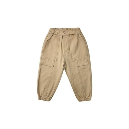 

HIBRO Kids Toddler Baby Unisex Spring Summer Solid Cool Cotton Pocket Street Style Hop Pants Clothes Big Girls Pants Set My Life Girl Doll Pants Outfit