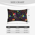 thumbnail image 6 of EasygdpRainbow Jellyfishes Polyester Fiber Double-Sided Pillowcase,Super Soft,Comfortable And Luxurious Pillowcase,Not Easy To Break Or Deform- 20"X30", 6 of 9