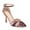 Pink, variant on XYD Women Pointed Toe Pumps Mid Heels Cut-outs Ankle Strap D'Orsay Evenings Weddings Shoes Size 7 Green