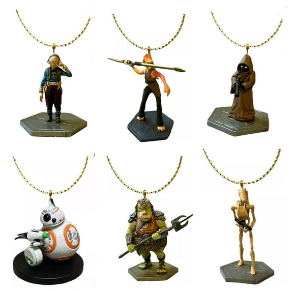 Jar Jar Binks Battle Droid Gamorrean Guard Jawa Maz Kanata BB8 Ornament Star War