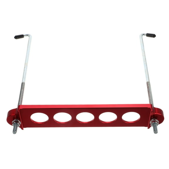 Masteelf Car Battery Bracket Mounting Battery Holder Aluminum Alloy Battery Securing Tray for Vehicle Battery Installation Maintenance