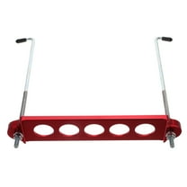 Masteelf Car Battery Bracket Mounting Battery Holder Aluminum Alloy Battery Securing Tray for Vehicle Battery Installation Maintenance