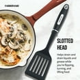 thumbnail image 6 of (2 pack) Farberware Professional Nylon Slotted Kitchen Spatula/Turner with Black Handle, 6 of 12