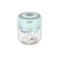 thumbnail image 3 of Mini amoladora de chili Master de ajo eléctrico 250ml / 150ml Combinado de comida vegetal automático Gadget de cocina accesorios para el hogar Verde Advancent  HA059913-02B, 3 of 7