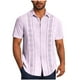 thumbnail image 2 of Blusa y camisa de manga corta con cuello vuelto Camisa casual para hombre Camisa de bolos vintage de manga corta Camisas de verano de playa cubana Camisa con botones Blusa para hombre Poliéster, 2 of 6