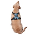 thumbnail image 2 of Vsdgher Hawaiian Style Pattern Dog Harness,No Pull Pet Harness with Soft Padded Handle,Adjustable Reflective Vest with 2 Buckles,4 Slide Buckles,S-XL X-Large, 2 of 4