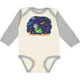 thumbnail image 3 of Inktastic I Love Space Cute Dinos and Planets Boys or Girls Long Sleeve Baby Bodysuit, 3 of 5