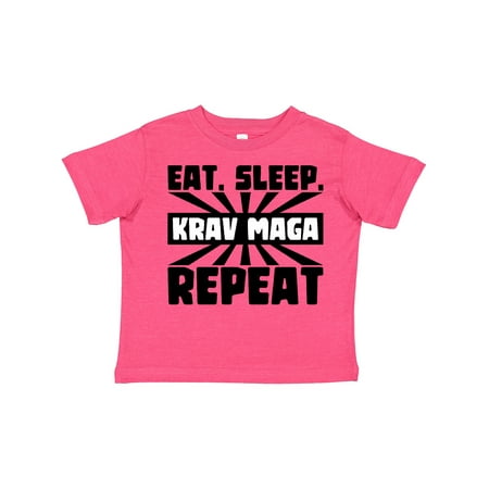 

Inktastic Eat Sleep Krav Maga Repeat Gift Toddler Boy or Toddler Girl T-Shirt