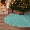thumbnail image 5 of Haiem Teal Green Glitter Pattern Christmas Tree Skirt Merry Christmas Party Christmas Tree Decoration,New Year Decorations-30", 5 of 6