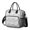 Black-109, variant on Experiment Inspired Large Insulated Lunch Bag – Leakproof Dual Compartment Cooler Tote Adjustable Strap Multi pocket Organizer for Work and Study
