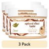 (3 pack) Dove Spiced Chai Latte Body Scrub for Deep Nourishment Holiday Treats Limited Edition, 10.5 oz