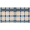 thumbnail image 2 of Safavieh Courtyard Benjamin Plaid Indoor/Outdoor Area Rug, Beige/Blue, 4' x 5'7", 2 of 14