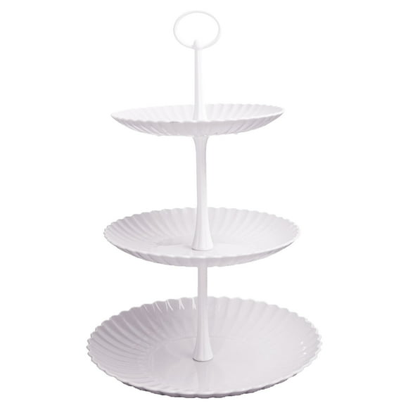 Binwennn Tie Tray Hardware Storage with European Three Layer Fruit Tray Cake Rack Fruit Layered Tray Multifunctional Bird Feeder