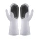 thumbnail image 1 of Guantes lavavajillas de silicona - aptos para uso alimentario, resistentes al calor y multiusos - para la cocina, el lavavajillas y el baño de mascotas, 1 of 2