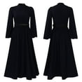 thumbnail image 3 of Modest Formal Dresses for Women Long Sleeve A Line Swing Flowy Long Maxi Dress, 3 of 8