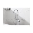 thumbnail image 6 of Elegant Kitchen & Bath FAT-8001PCH Steven Floor Mounted Roman Tub Faucet with Handshower, Chrome, 6 of 10