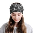thumbnail image 6 of Disketp A Web With A Spider Slouchy Beanie Hip-Hop Soft Lightweight Running Beanie Adult Hats Chemo Cap for Men Women, 6 of 8