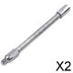 thumbnail image 1 of Juego de extensión de destornillador de acero inoxidable, herramientas ergonómicas, 2 piezas, 1 of 8