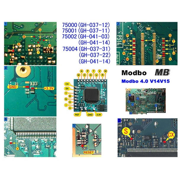 PC para consola de juegos PS2 Modchip, Chip pequeño para PS2 5,0 para Chip Host PS2