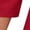 Red-S, variant on Elegant Pleated Cotton Blouse 3/4 Length Sleeve Color T-Shirt Tuck Detailing Loose Top for Women's Daily Wear