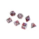 thumbnail image 3 of Juego de dados poliédricos de metal de múltiples caras, 7 juegos de dados ideales para rojo negro morado, 3 of 7