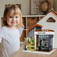 thumbnail image 5 of HI-Reeke Architecture Building Block Set Street View Coffee Shop with Lighting Building Brick Kit Multi Color, 5 of 6