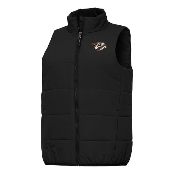 Women's Antigua Black Nashville Predators Experience Full-Zip Vest