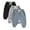 Black Gray Blue, variant on Okbabeha 3 Pack Baby Boy Pants Toddler Sweatpants Athletic Solid Color Elastic Waist Joggers Leggings