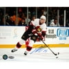Dany Heatley Autographed White Jersey 8" x 10" Photograph