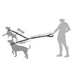 thumbnail image 2 of Double Leashes for 2 Dogs, Tangle-Free Double Leash for Dogs Walking in Training 360° SwivelAdjustable Reflective Length Double Wire Splitter for Two, 2 of 5
