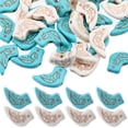 thumbnail image 1 of Dsseng 1Box 1 Box 4 Strands 180Pcs Halloween Skull Beads Synthetic Turquoise Beads Mini Skull Heads for Crafts Skull Shaped Stones Loose Spacer Beads Bracelet Making Halloween Crafts Blac, 1 of 6