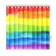 GCKG Abstrait Arc-en-Ciel Rayures Rideau de Douche, Coloré Peide Tissu Polyester Rideau de Douche Ensembles de Salle de Bains 60x72 Pouces – image 1 sur 3