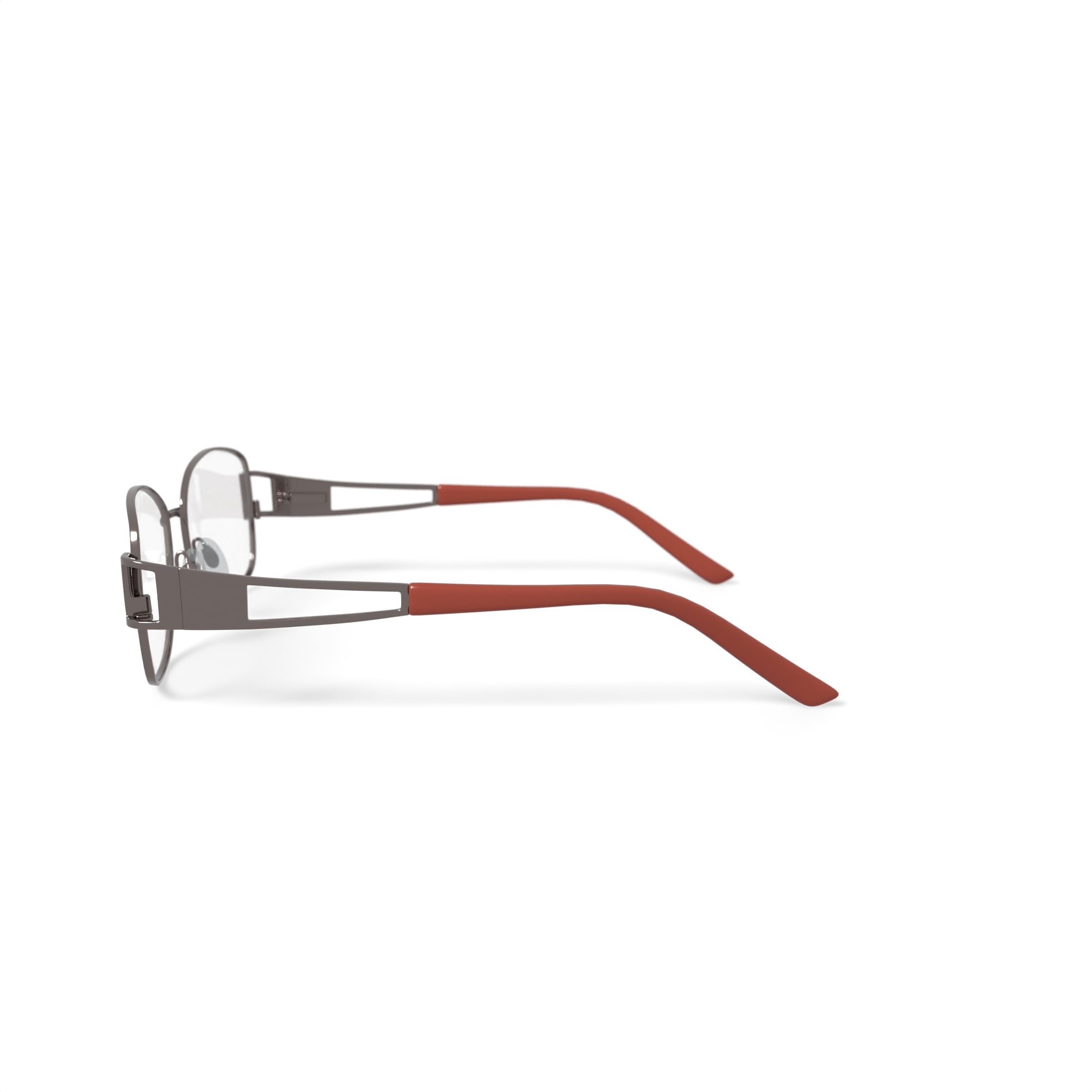 Walmart Women's FM12002 Square Prescription Eyeglasses with Case, Gold