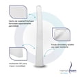 thumbnail image 4 of Colchon de Cuna ANTIRREFLUJO Memory Foam 120 x 60 x 12 A 6 cm, 4 of 8