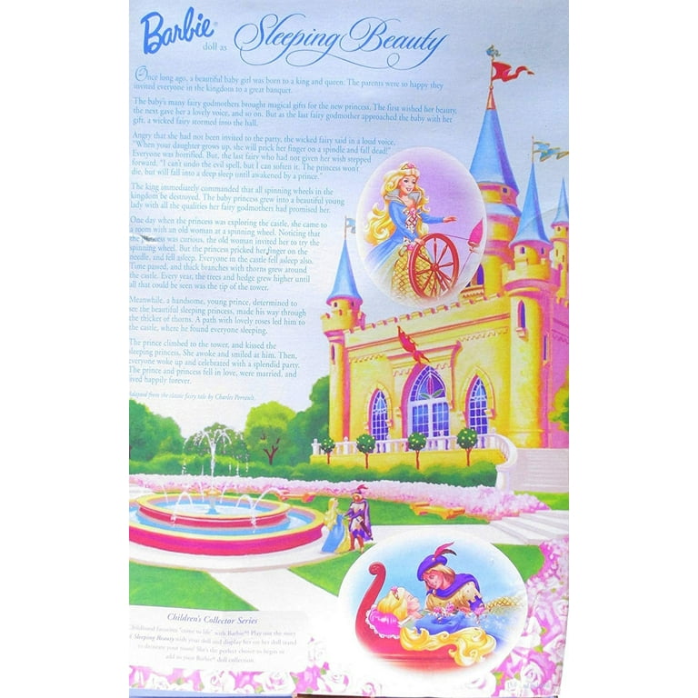 Barbie as Princess Aurora, Sleeping Beauty Doll, 1997 Mattel
