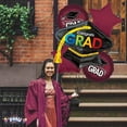 thumbnail image 7 of PMU Congrats Grad Cap Balloon Bouquet | Graduation Decoration Mylar Balloons | Graduation Balloons Class of 2024 Decor | Celebrate Success with Vibrant Graduation Balloons | Burgundy (5/Pkg) Pkg/1, 7 of 7